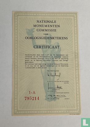 Certificaat van 1 cm2 van het Damplantsoen  - Afbeelding 3