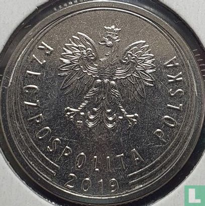 Pologne 1 zloty 2019 (acier recouvert de cuivre-nickel) - Image 1