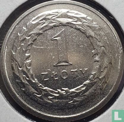 Polen 1 zloty 2019 (staal bekleed met koper-nikkel) - Afbeelding 2