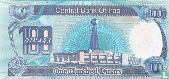 Irak 100 Dinars - Afbeelding 2