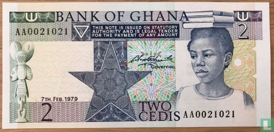 Ghana 2 Cedis - Image 1