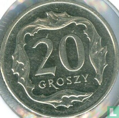 Pologne 20 groszy 2019 (acier recouvert de cuivre-nickel) - Image 2