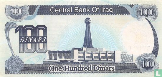 Irak 100 Dinars 1994 - Afbeelding 2