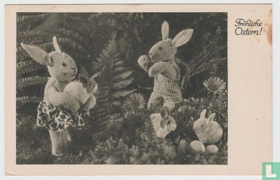 Easter Frölich Ostern Postcard - Image 1