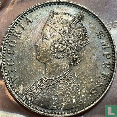 Brits-Indië 1 rupee 1900 (Bombay) - Afbeelding 2