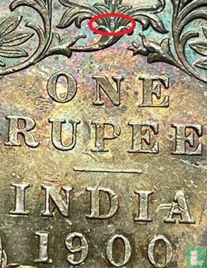 Brits-Indië 1 rupee 1900 (Bombay) - Afbeelding 3