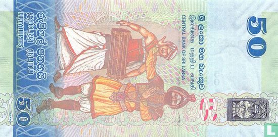 Sri Lanka 50 Rupees 2020  - Afbeelding 2