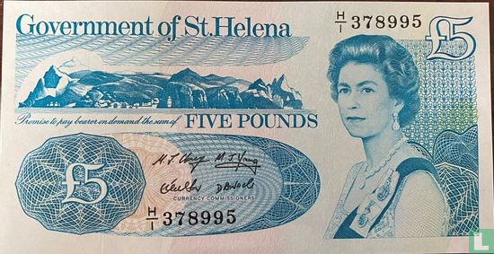 Saint Helena - 5 Pounds - 1981 - Image 1