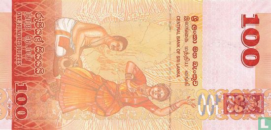 Sri Lanka 100 Rupees 2020 - Afbeelding 2
