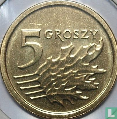 Pologne 5 groszy 2013 (type 2) - Image 2