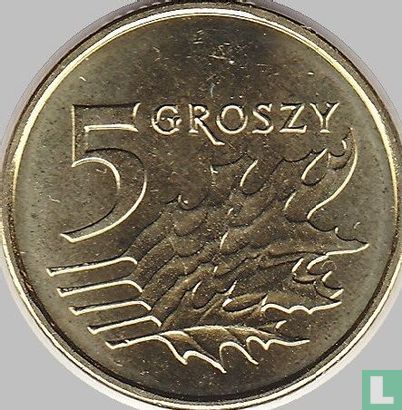 Polen 5 groszy 2021 - Afbeelding 2