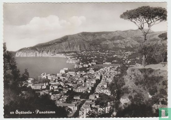 Sorrento Panorama Napoli Naples Campania Italy Postcard - Image 1