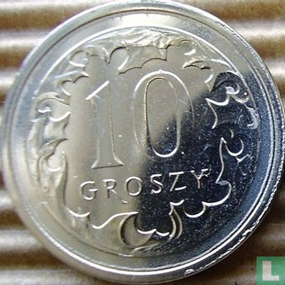 Pologne 10 groszy 2021 - Image 2