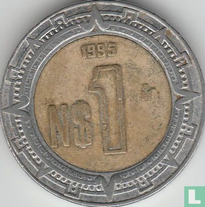 Mexico 1 nuevo peso 1995 (type 2) - Image 1
