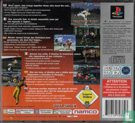 Tekken 3 (Platinum) - Afbeelding 2
