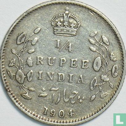 British India ¼ rupee 1904 - Image 1