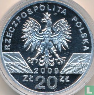 Polen 20 Zlotych 2009 (PP) "European green lizards" - Bild 1