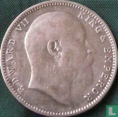 British India 1 rupee 1907 (Calcutta) - Image 2