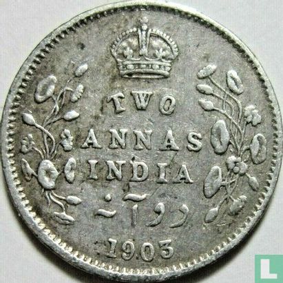 British India 2 annas 1903 - Image 1