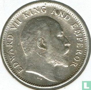 British India ¼ rupee 1908 - Image 2