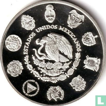Mexico 5 nuevos pesos 1994 (PROOF) "Pacific ridley sea turtle" - Image 2