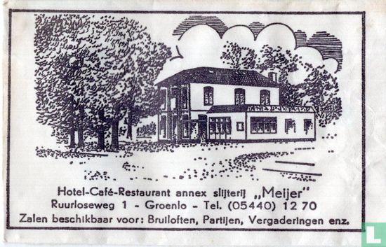 Hotel Café Restaurant annex Slijterij "Meijer" - Afbeelding 1
