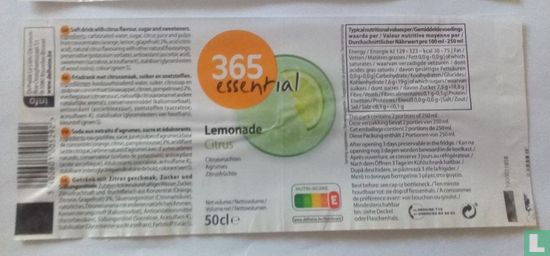 Everyday 365 essential Lemonade 50cl