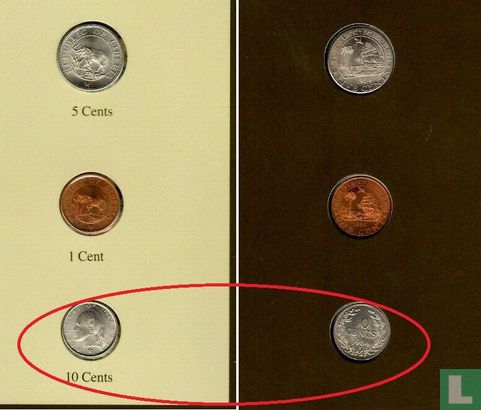Liberia 10 cents 1984 - Afbeelding 3