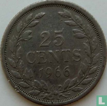 Liberia 25 cents 1966 - Image 1