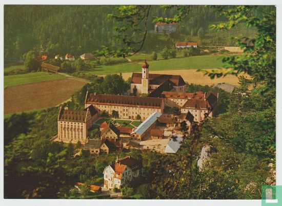 Benediktiner Erzabtei St. Martin Kloster Beuron Oberes Donautal Sigmaringen Baden-Württemberg Ansichtskarten, Postcard - Afbeelding 1