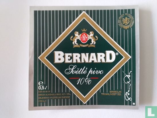 Bernard svetle pivo 