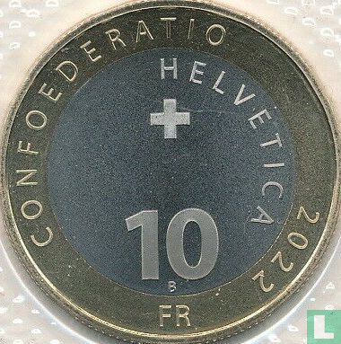 Zwitserland 10 francs 2022 "Morteratsch glacier" - Afbeelding 1