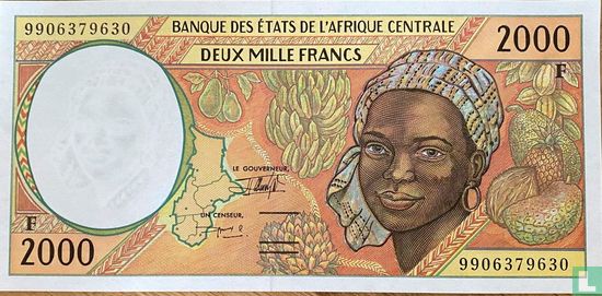 Centraal Afrikaanse Staten 2000 Francs  (F-Central African Republic) - Afbeelding 1