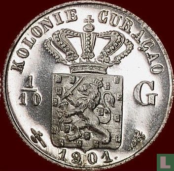 Curaçao 1/10 gulden 1901 (BE) - Image 1
