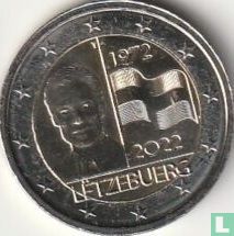 Luxemburg 2 euro 2022 "50th anniversary Legal protection of the Luxembourg flag" - Afbeelding 1