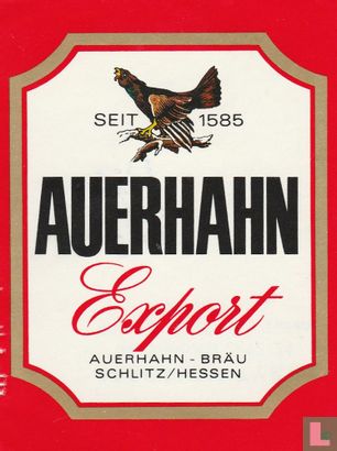 Auerhahn Export