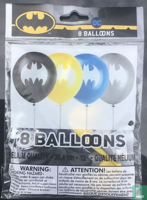8 ballonnen Batman - Image 1