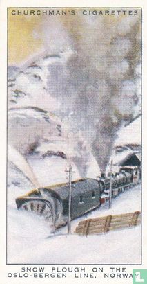 Snow Plough on the Oslo-Bergen line, Norway - Image 1
