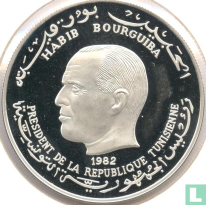 Tunesië 5 dinars 1982 (PROOF) "International Year of the Child" - Afbeelding 1