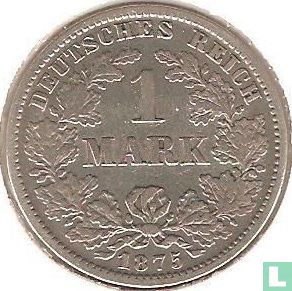 Duitse Rijk 1 mark 1875 (E) - Afbeelding 1