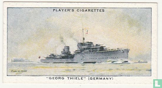 "Georg Thiele" German Destroyer. - Image 1