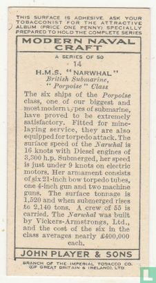 H.M.S. "Narwhal" British Submarine, "Porpoise" Class. - Bild 2