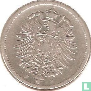 German Empire 1 mark 1875 (F) - Image 2