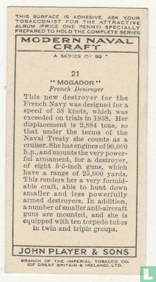 "Mogador" French Destroyer. - Image 2
