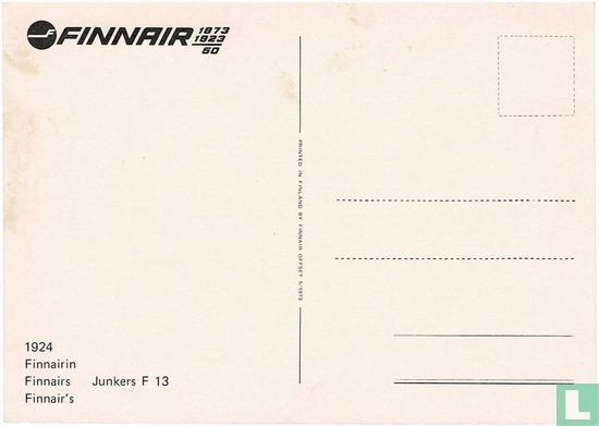 Aero OY - Junkers F.13 - Image 2