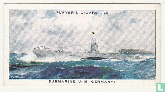 U-16 German Submarine, Coastal Type. - Afbeelding 1