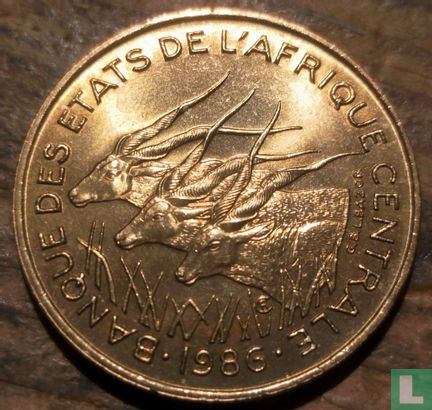 Centraal-Afrikaanse Staten 25 francs 1986 - Afbeelding 1