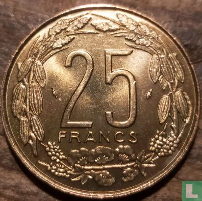 Centraal-Afrikaanse Staten 25 francs 1986 - Afbeelding 2
