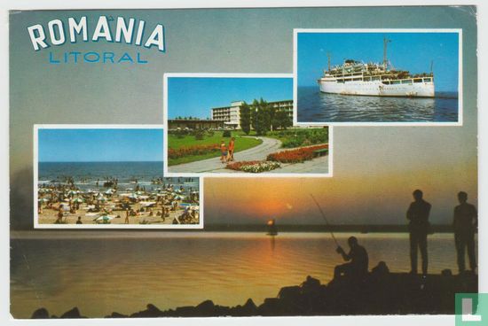 Romania Litoral Multiview Postcard - Image 1