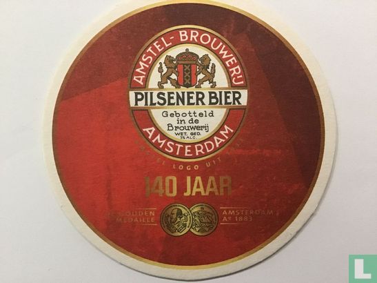 Serie 64 Amstel Bier 140 jaar - logo 1933 - Image 1